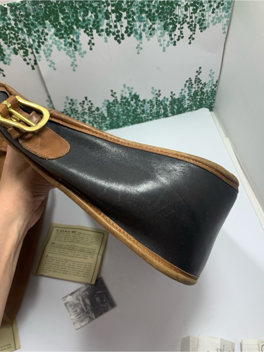 Unidentified lot purses of 2 Leather Satchel & Black Leather Hobo Shoulder Bags - Picture 12 of 16
